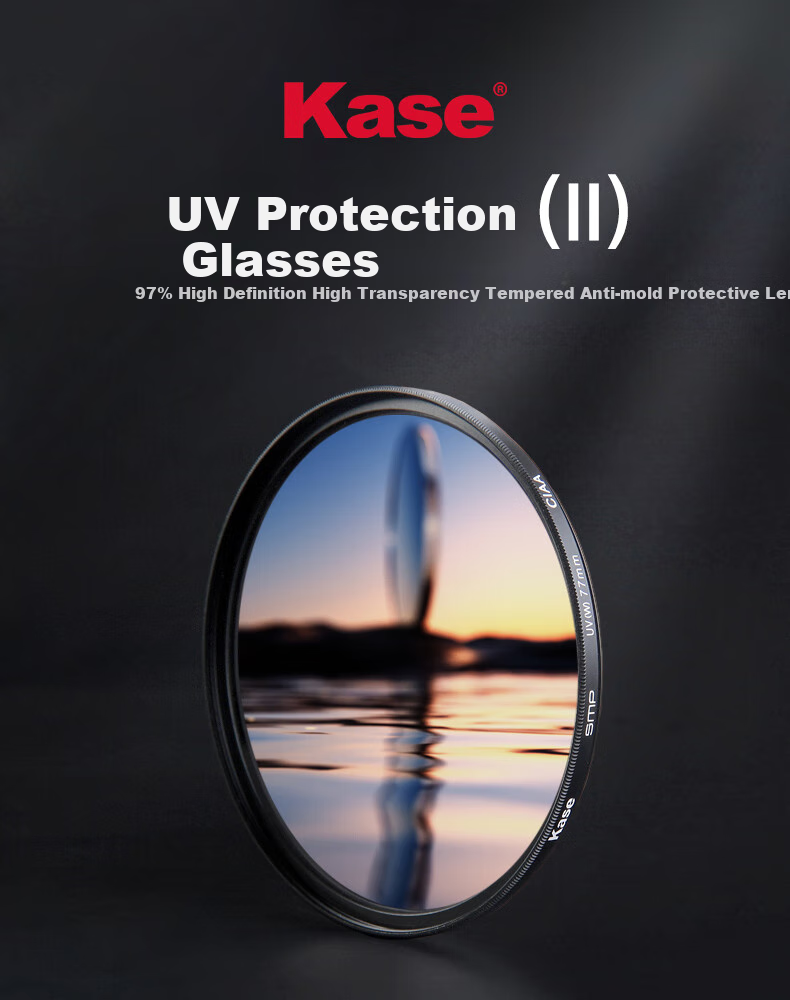 Kase UV Filter, Second Generation, 49mm UV Filter, Protective Lens Filter, Multi-Layer Coated High Transparency Thin Frame UV Filter, 49mm 3