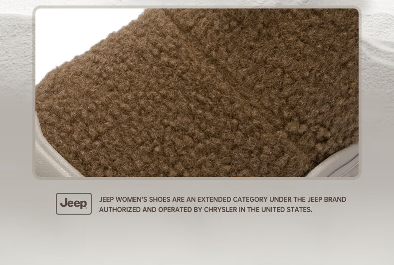 Jeep Women's Fleece-Lined Birkenstock Style Slip-On Mules Autumn Winter Casual Commuter Shoes Dark Coffee Color Size 37 1