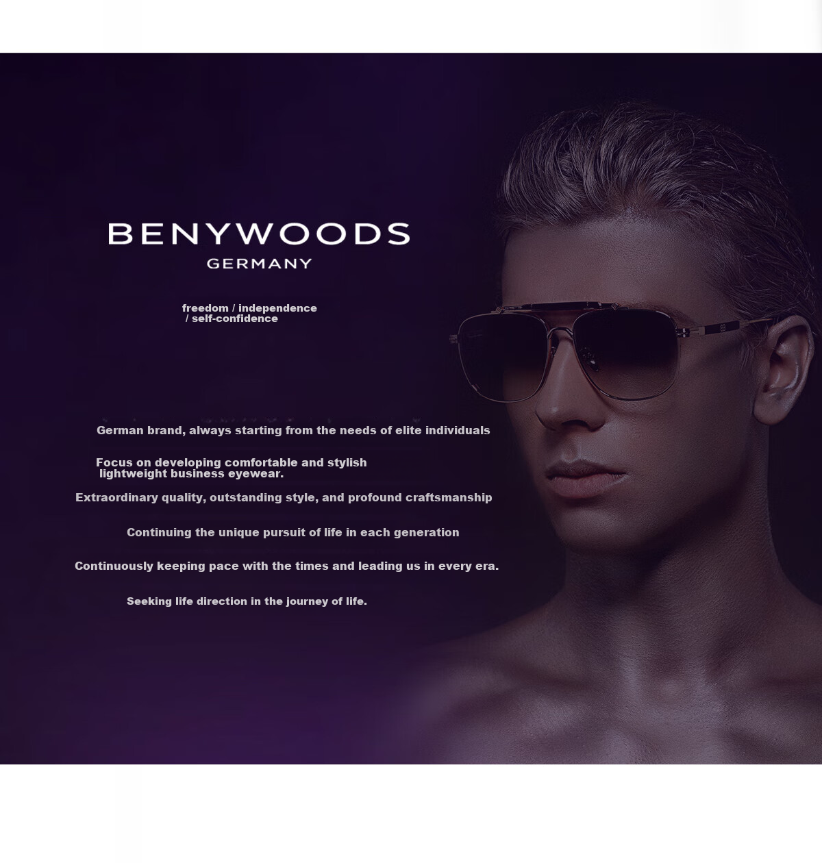 Benywoods German Pure Titanium Photochromic Night Vision Glasses for Men, Day And Night Use Sunglasses, Anti-Glare High-Definition Eyewear for Night Driving 17