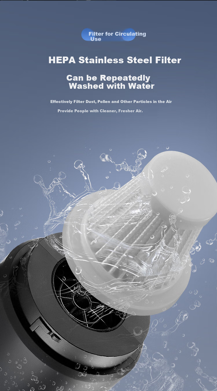 BULL Car Vacuum Cleaner for Home And Car Use, High Suction Power Handheld Vacuum Cleaner, Portable And Compact, Suction Blowing Cleaning Four-In Suitable for Li Auto I9 And Other GNV-CVQ112 11
