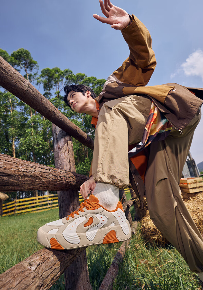 ERKE Men's Sports Shoes Casual Shoes Patchwork Classic Trendy "Pumpkin Shoes" Casual Shoes 51125301027 8