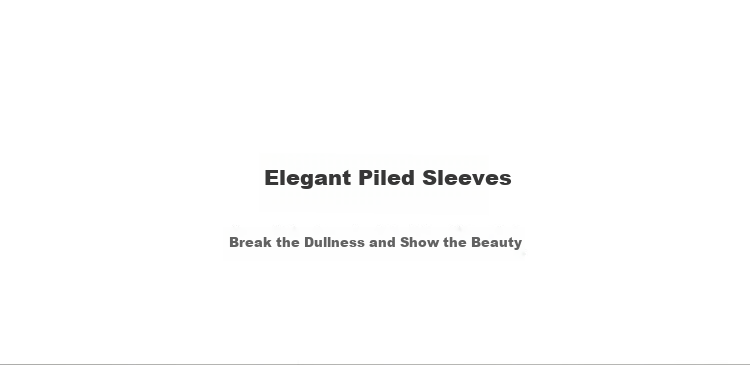 Demana [Smart Commuting] Summer Elegant Bookish V-Neck Stacked Sleeve Comfortable Slimming Shirt for Women 6