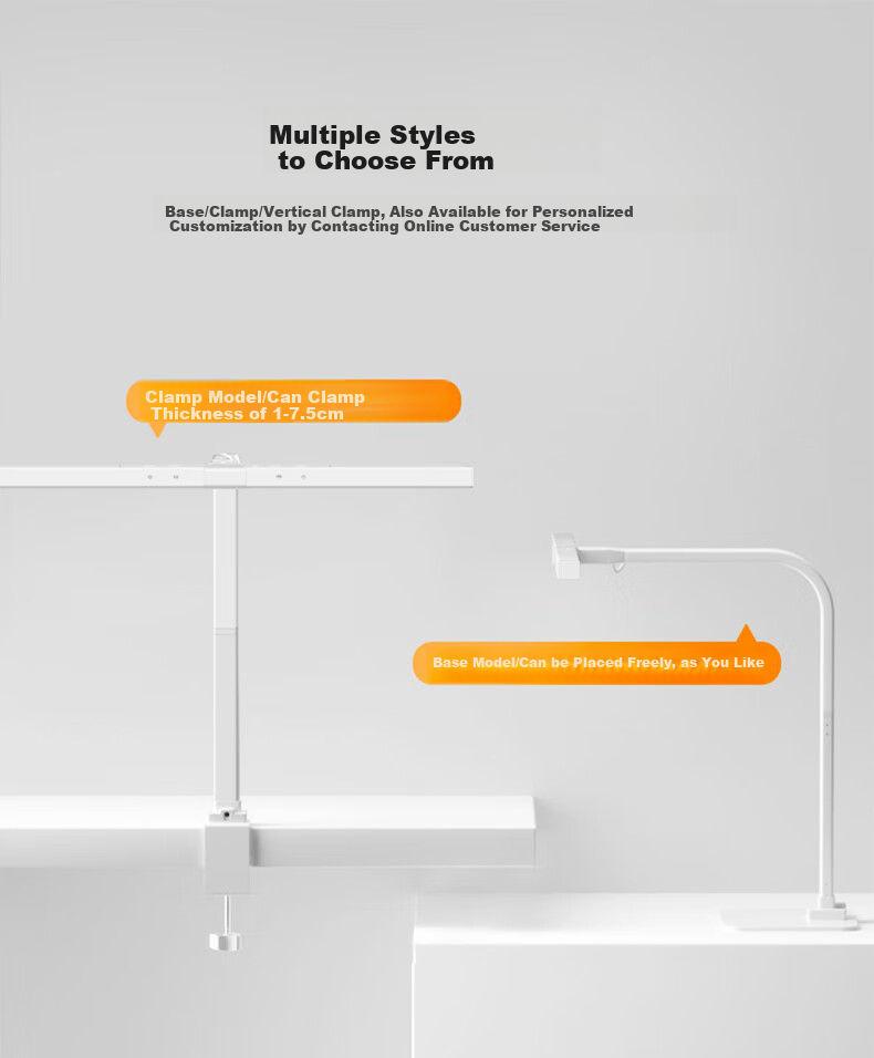 Dpdupi Eye Protection Lamp for Study, Reading, Homework, Students And Children, Smart Screen-Friendly Desk Lamp with Intelligent Lighting to Protect Visio 24