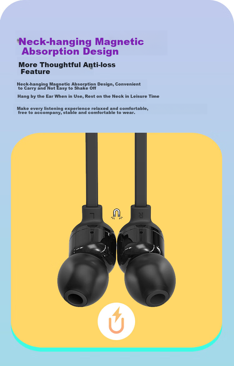 JBL TUNE 135BT Bluetooth Wireless Earphones, Neckband-Style Sports Headphones, Wireless Stereo Headphones Suitable for Apple Devices, Blue 5