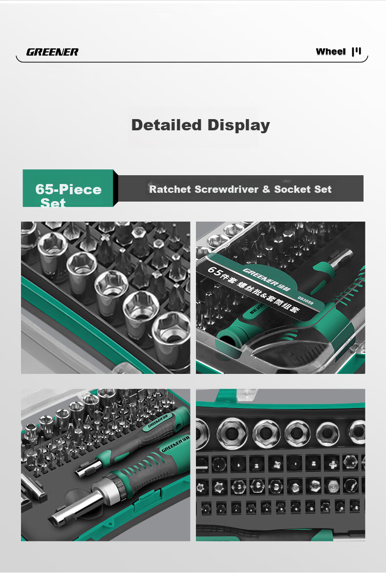 GREENER Precision Screwdriver Set, Complete 34-In Multifunctional Household Hexagonal Portable Laptop Disassembly Tool for Computers 16
