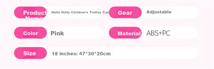 Mesuca X Sanrio Kuromi Password Lock Suitcase with Universal Wheels, Girls' Trolley Case, 18-Inch Children's Luggage, Carry-On Suitcase 5
