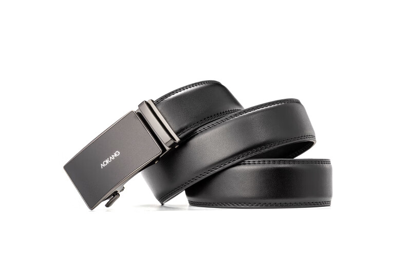 Aokang Men's Belt, Business Casual Automatic Buckle Leather Waist Belt, Birthday Gift for Husband 1