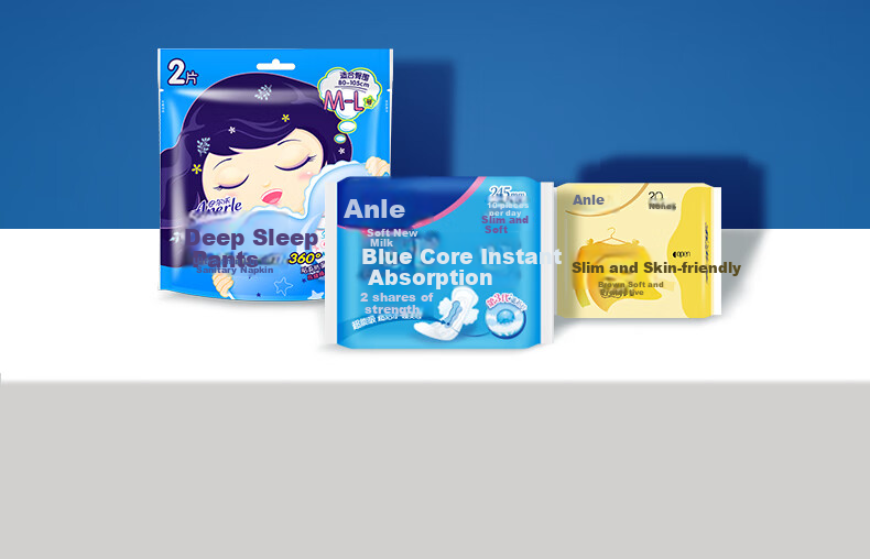 Anerle Sanitary Napkins Day And Night Use with Blue Core, Quick Absorption, 245mm*14+275mm*6 [Brand Direct Supply, Safe Quality] 8