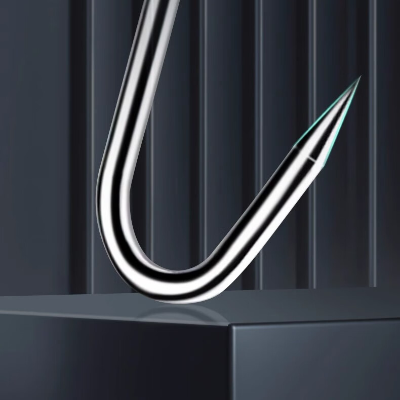 Hakkai Bird 20-Pack Meat Hanging Hooks Stainless Steel Large Solid Thickened S-Shaped Hooks for Curing Meat 5