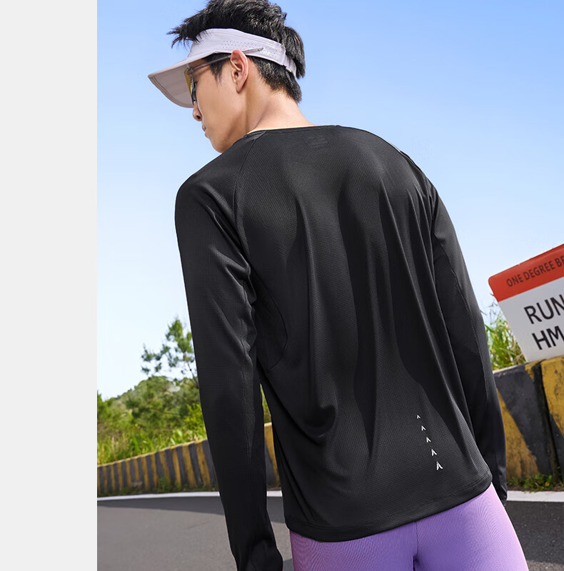 361° Men's T-Shirt Autumn Winter New Sports Outdoor Running Fitness Quick-Dry Crew Neck Long Sleeve Top 652532103-4 7