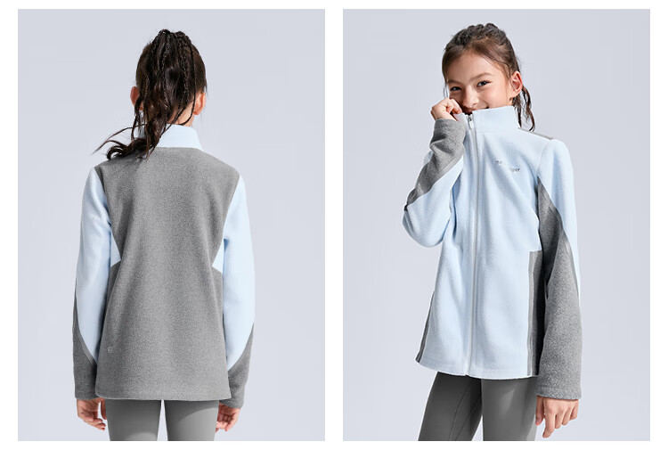 MoodyTiger Kids Warm Water-Repellent Leather Jacket Autumn Winter Boys Comfortable Soft Breathable Stand Collar Girls Sportswear 30