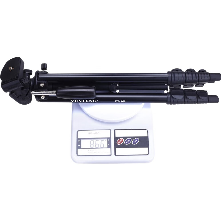 Штатив YUNTENG VT-368 Premium Portable Tripod + Ball Head, для беззеркальных цифровых камер и видеокамер, селфи и путешествий, высококачественный алюминиевый сплав, ультралегкий штатив черный