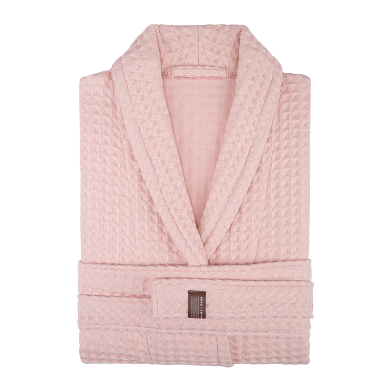 HOYO Japanese Andean Cotton Bathrobe, Class A High-End Home Bathrobe, Unisex Bathrobe Sleepwear, Breathable And Absorbent, Yingruo M Size
