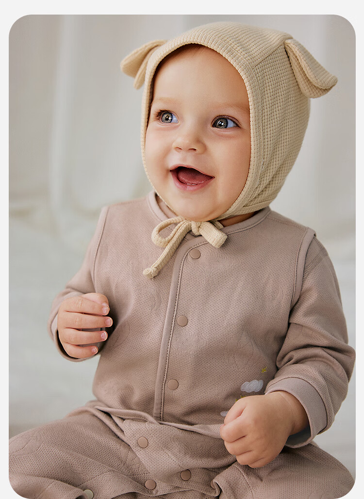 Minibala Baby Vest Newborn Clothing Skin-friendly Breathable Soft Nordic Style 2026 Spring New Arrival 2
