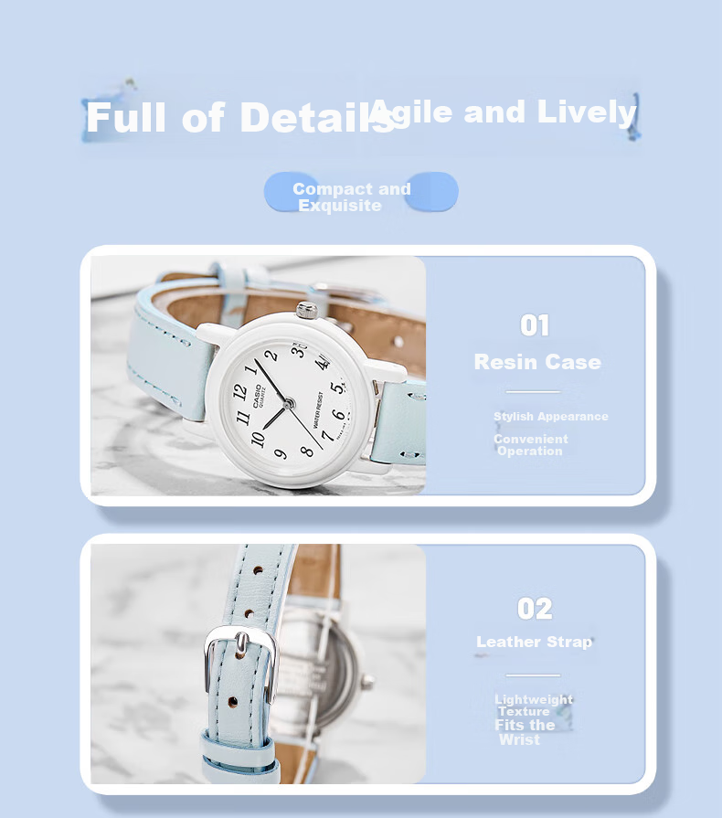 CASIO Watch for Girls, Analog Student Small Dial Children's Watch for Exams [Valentine's Day Gift] LQ-139L 5