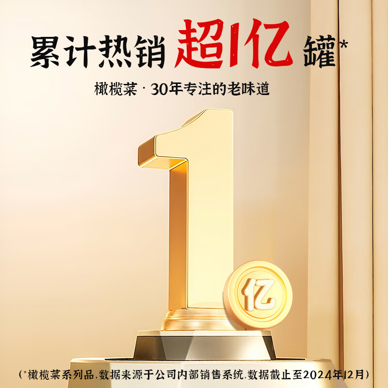 蓬盛 酱腌菜 香港橄榄菜 下饭菜咸菜经典包装 180g 潮汕特产