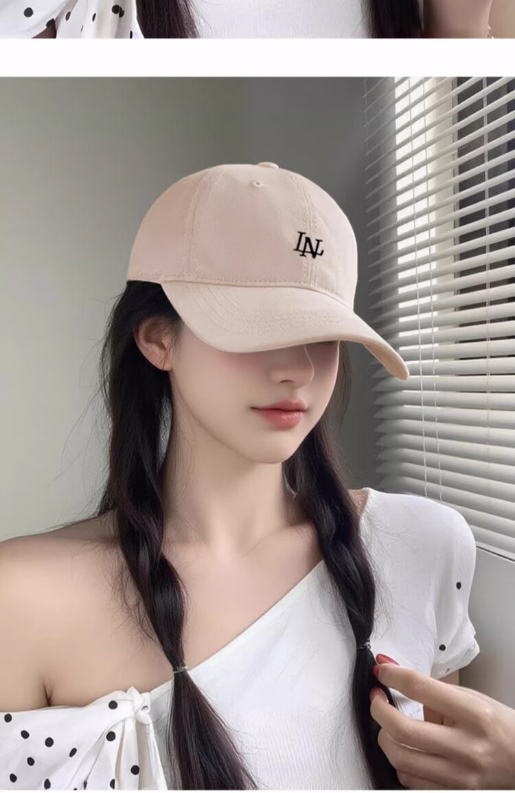 Li-Ning Women's Baseball Cap, 2026 New Style, Large Head Circumference, Face-Slimming, Sun Protection, Lightweight Summer Hat for Me 11