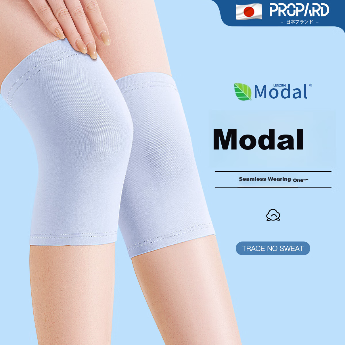 PROPARD Knee Brace for Warmth, Arthritis, Meniscus Injury, Thin Summer Style, Specially Designed for Men And Women, Suitable for Elderly with Cold Legs, Knee Support Gear