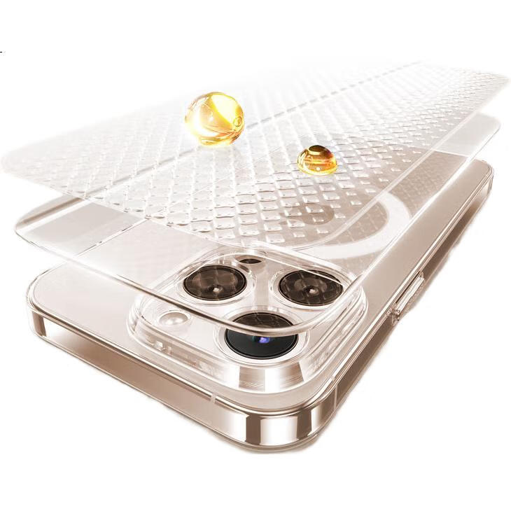 DIVI [Ultra Ice Transparent Style] Чехол для Apple iPhone 16 Pro, защитный чехол с MagSafe, ультратонкий, противоударный, совместимый с беспроводной зарядкой, защита всей камеры