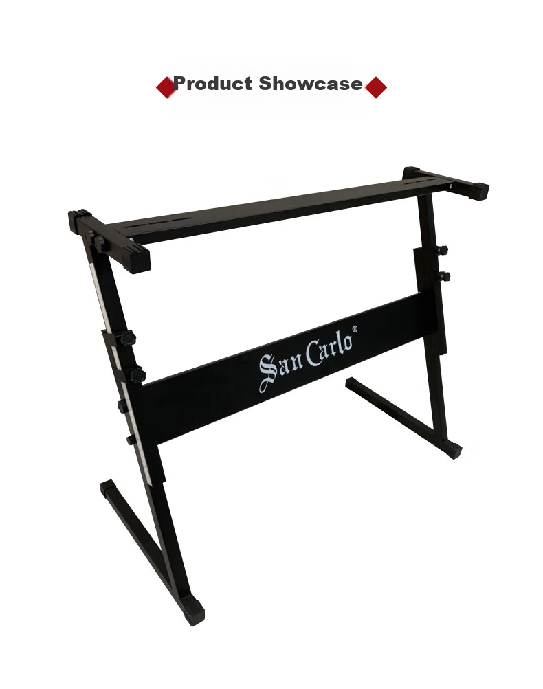 San Carlo Adjustable Height Portable Universal 61-Key Electronic Keyboard Z-Type Stand Gift Set 7