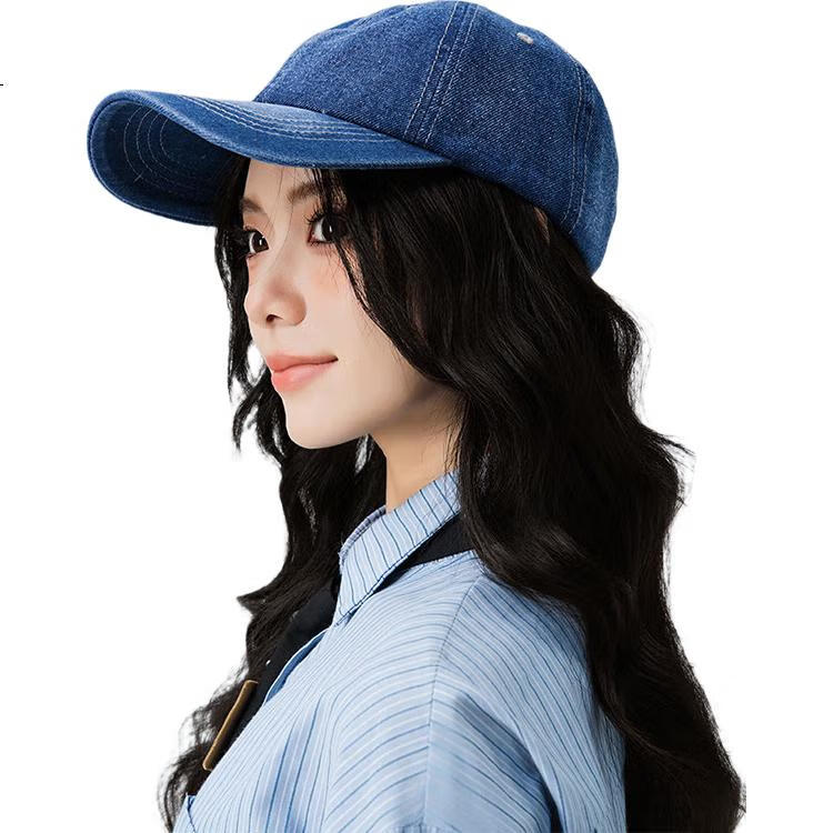 MMOPTOP Washable Baseball Cap for Men And Women, Wide Brim Face-Slimming Visor Hat for Large Head Circumference Sun Protection Cap