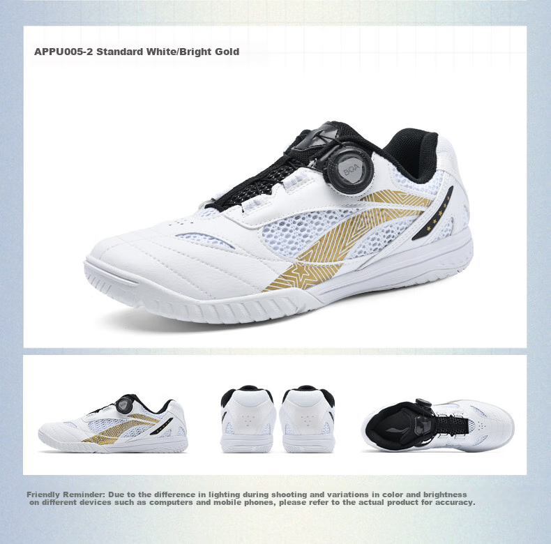 Li-Ning Table Tennis Shoes for Men And Women, Eagle Eye 2.0 PE Badminton Shoes, Professional Training Non-Slip Shock-Absorbing Sports Shoes, Size 43 6