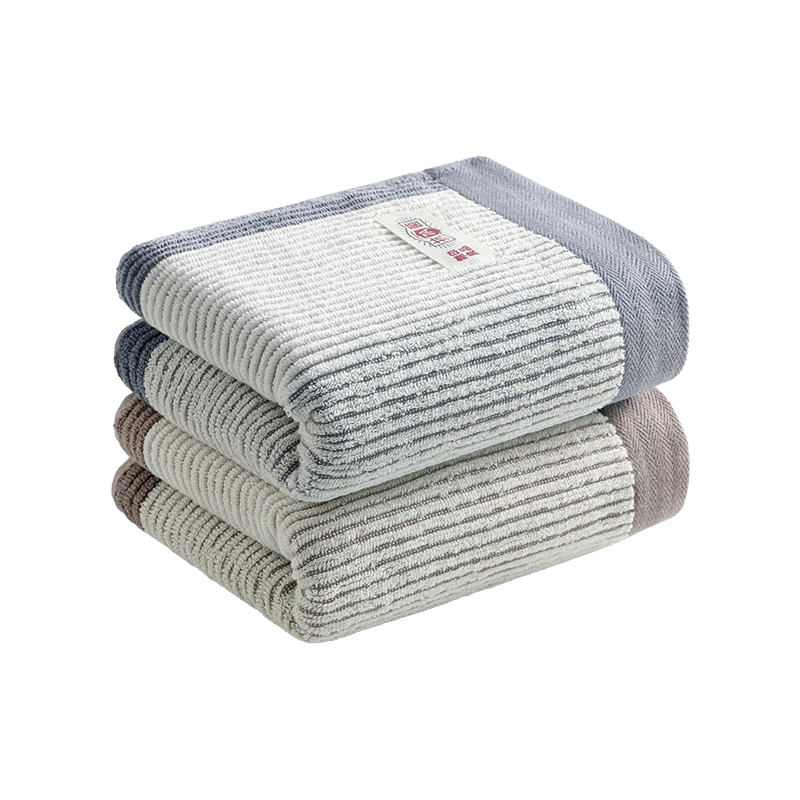 Wuyinliangpin Towel, 7A Antibacterial Xinjiang Cotton, Men's 100% Pure Cotton Towel, Lint-Free, 2-Pack, Thickened, Soft And Skin-Friendly