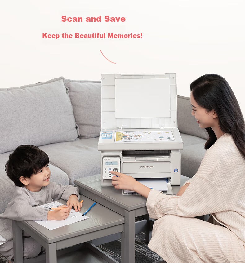 PANTUM M6202W Laser Multifunction Printer, Wireless Home Mobile Phone, Study Document Copying, Student Homework Printer (Print/copy/scan) 5