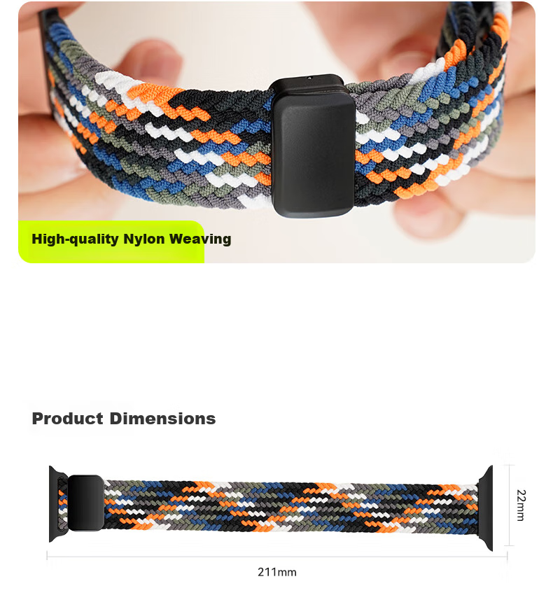 Canghua Apple Watch Ultra Strap, Apple Watch Ultra 4/3 Wild Track Loop Band, IWatch S12/S11/S10/9/8/SE3/Ultra2 Braided Strap 5
