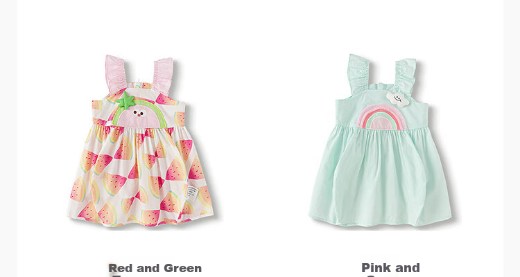 BALABALA Baby Dress, Infant Skirt, Children's Princess Dress, Girls' Summer Outfit 2025, Sweet And Cute, 208225111006 11