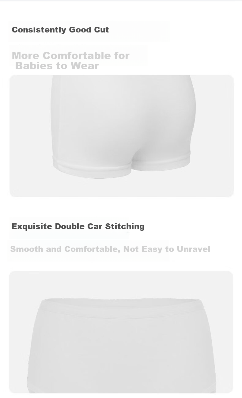 Aimer Kids Disposable Boxer Briefs for Boys, Mid-Rise with Stand-Up Crotch, No-Wash Underwear, 1 Pack, 1 Pair, Size 130 9