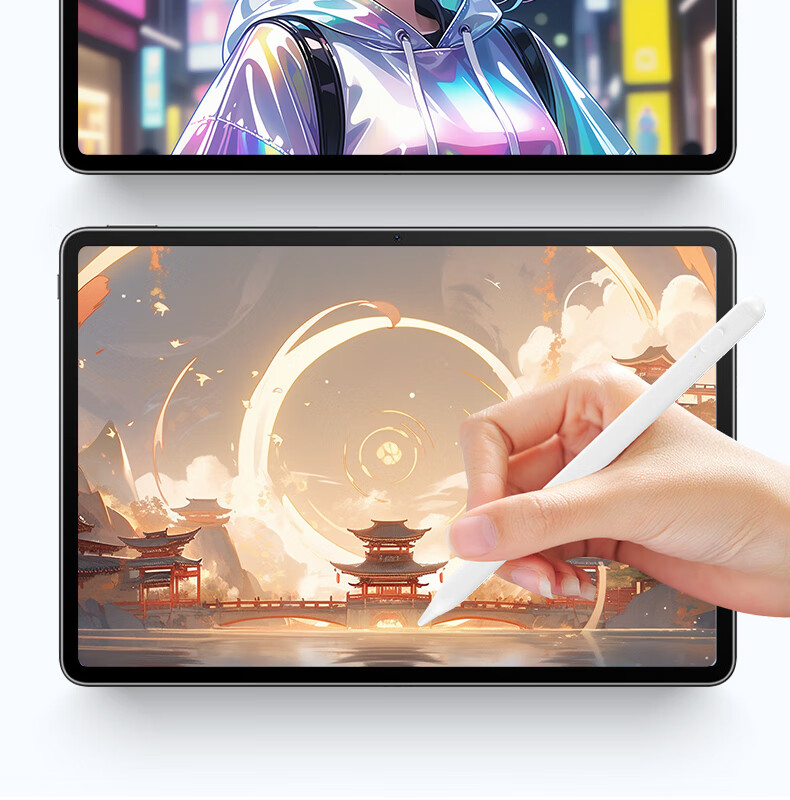 B.O.W Universal Stylus Pen for Huawei Xiaomi Apple Tablets, MatePad 11, Capacitive Pencil, Touch Pen for Drawing and Editing, Magnetic Bluetooth Digital Pen for Vivo 14
