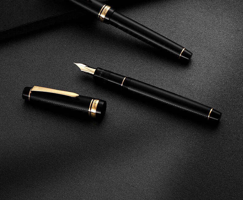 PILOT Justus 95 Gold Fountain Pen Business Office Executive Adult Signature Pen FM Nib Mesh Pattern FJ-3MR-NB-FM-NT 2