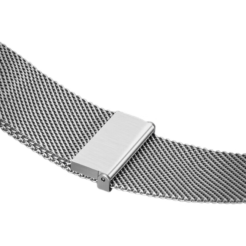 Ремешок BHO Milanese Loop для Apple Watch Series 1-11, SE, Ultra, металлический, серебристый, 44/45/46/49мм