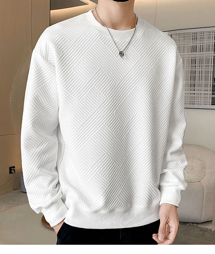 ROMON Men's Sweatshirt, Casual Long-Sleeve T-Shirt for Spring And Autumn, Men's Jacket, Clothing, Base Layer Top 4