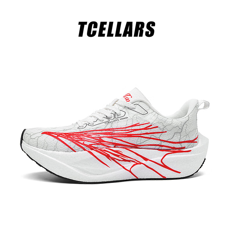 Кроссовки Tcellars Running Shoes, мужские кроссовки для бега, модель Qian Niao Fen, размер 37, цвет Тысяча птиц розовый