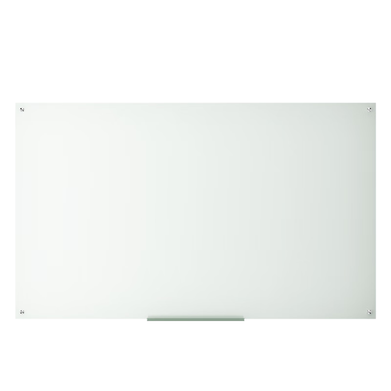 Deli 150x90cm Hanging Glass Whiteboard Writable Office Meeting Board Erasable Blackboard Home Teaching Children's Drawing Board Performance Display Magnetic Tempered Glass