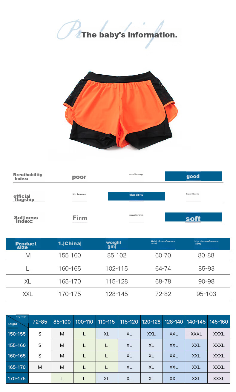 Sanqi Women's Swim Shorts, Double-Layer Anti-Exposure Conservative Boyshorts, Fitness Beach Swimming Shorts, Black, L 4