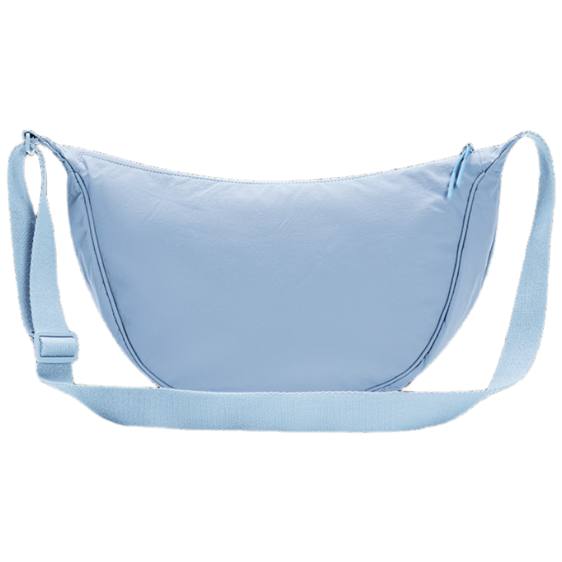 JD Original Casual Unisex Couple Shoulder Dumpling Crossbody Bag 7L Light Blue