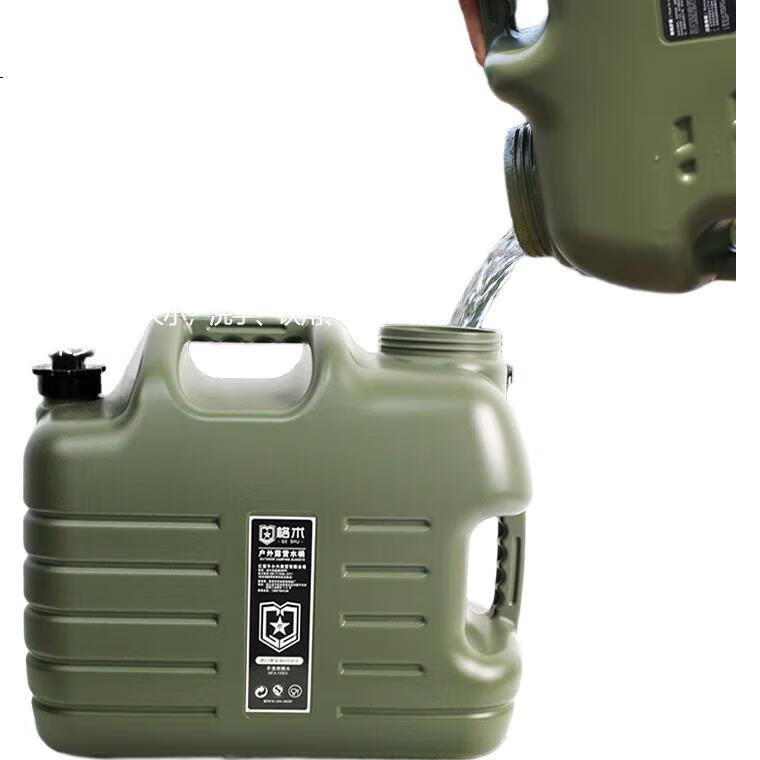 Емкость для воды Geshu Outdoor, пищевая, 25 л, с краном, армейский зеленый