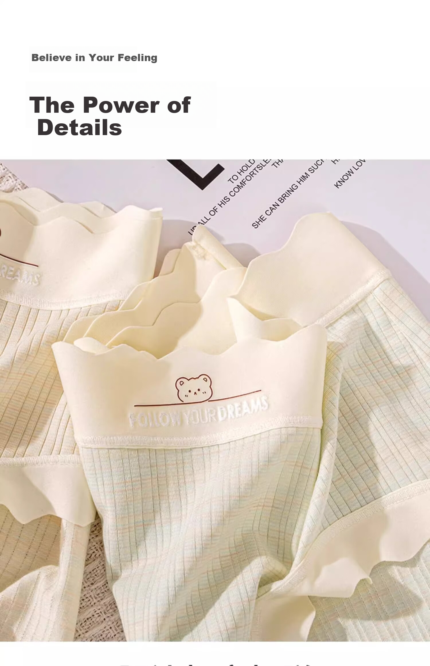 Dushiliren Women's Underwear, Pure Cotton, 7A Grade Antibacterial Crotch, Ladies' Thin Seamless Breathable Non-Stuffy Triangle Shorts, Spring And Summer New Style 16