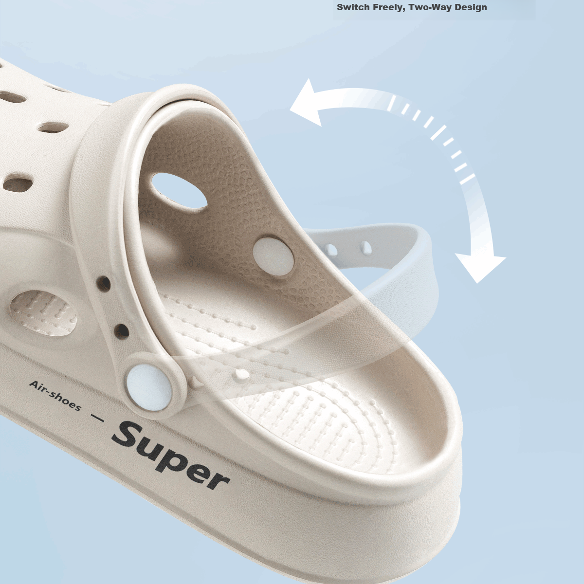 TZLDN Operating Room Antibacterial Perforated Shoes, Men's Beach Slippers, Comfortable Non-Slip Sandals, 2026 Summer New Style Sandals for Me 11