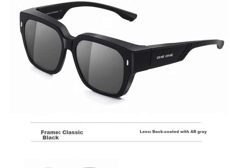 One&one [Can Be Fitted with Prescription Lenses] Polarized Sunglasses, Lightweight, Unisex, UV Protection, for Driving, Night Vision Glasses 41