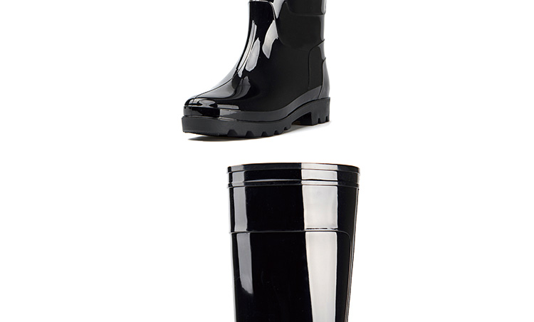 Warrior Men's Ultra-High Rain Boots Adult Waterproof Rubber Overshoes HXL199-B Ultra-High 41 12