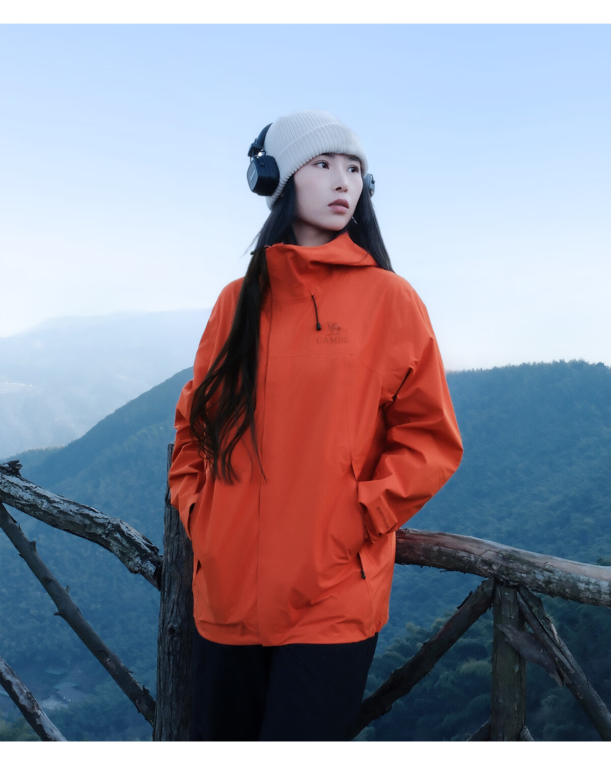 CAMEL Outdoor Hardshell Jacket for Men And Women, 3L Waterproof Rainproof Mountaineering Coat, Professional Storm Protection, Model 1864 L 4