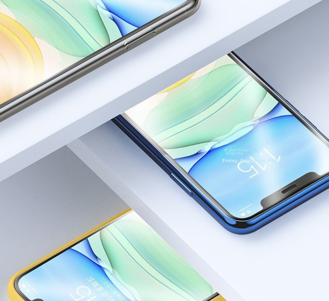 ESCASE Tempered Glass Screen Protector for IPhone 11/XR, High Definition No White Edge Non-Full Coverage Front Glass Film for IPhone 11/XR 12