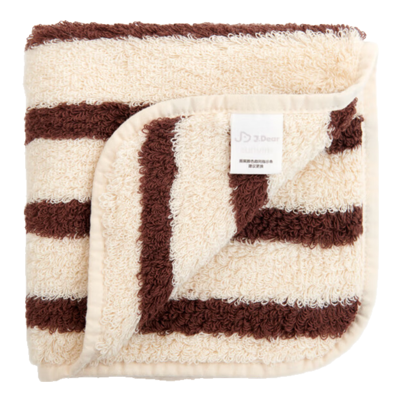 Furui Home Textiles × JDear JD.com Co-branded Pure Cotton A-Class Extra Large Extra Thick Xinjiang Long-Staple Cotton Square Towel Beige Brown