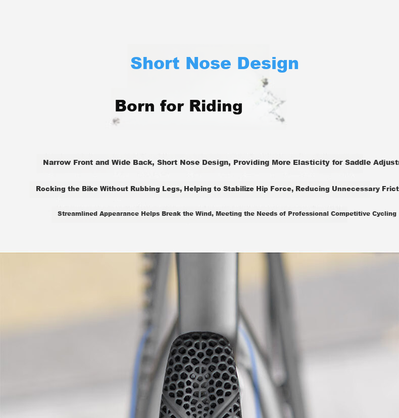 GUB 3D Printed Seat Cushion, Short Nose, Racing Road Mountain Bike Saddle, Cycling Equipment, 1169 11