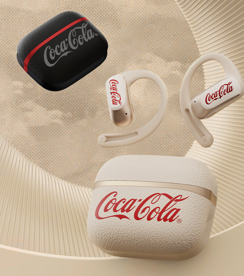 Coca-Cola [2026 Latest Model | Cloud Comfort] T32 Bluetooth Earhook Wireless Bone Conduction Open-Ear Sports Running Long Battery Life Headphones 13