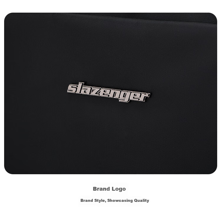 Slazenger Backpack for Men, New Lightweight Travel Bag, High School And College Student Bookbag, Large Capacity Men's Backpack, Black 10